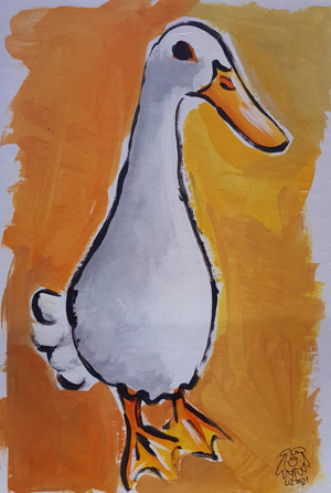 Ralph the Runner Duck